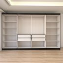 Ver imagem 6 de Guarda-roupa Casal Odisseia 8 Portas 4 Gavetas Preto - Panorama Móveis