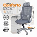 Ver imagem 4 de Cadeira de Escritório Presidente Ergonômica Oficial Corporativa Milão - 2 - Milão com Apoio