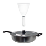 Frigideira Grande Aluminio N°30 com Espátula de Aço Inox - 1