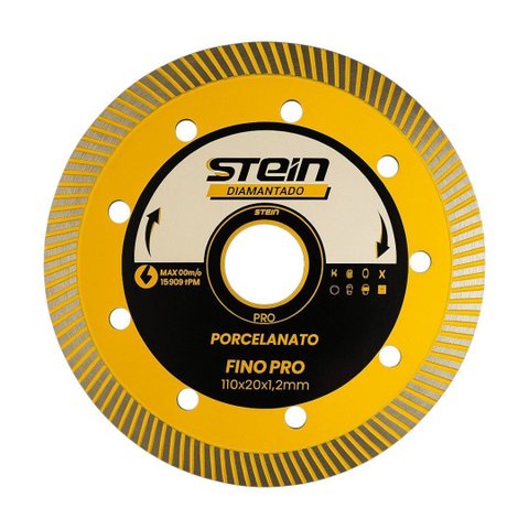 Disco Diamantado 110mm Porcelanato Turbo Extra Fino Stein
