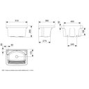 Ver imagem 6 de Tanque de Louça sem Coluna P 53x38cm Branco Celite