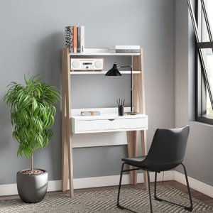 Mesa Home Office de parede com uma gaveta