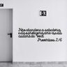 Versículo Bíblico Provérbios 2:6 em MDF 6mm Vazado - 1