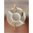 Ver imagem 5 de Kit Petisqueira 5 Divisória de 30 Cm e Jogo de 4 Peças de Queijo 12 Cm.