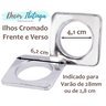 Ilhos de Cortina Blackout Curtain Cromado Frente/Verso 50 pç - Quadrado - 2