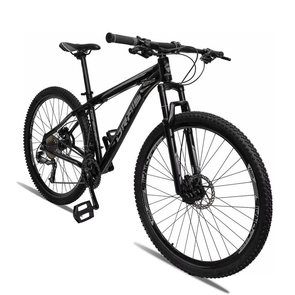 Bicicleta Drais Aro 29 Freio Hidráulico Alumínio MTB 27V Preto/Cinza 21" - 197 - 2