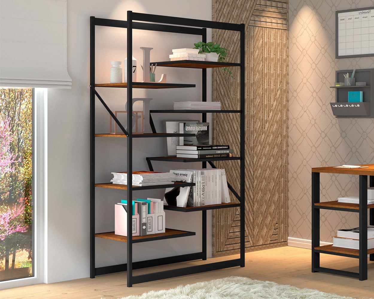 Estante Innovare Multiuso Livreiro com Prateleiras Moveis House Magia Canela é boa?