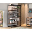 Ver imagem 1 de Estante Innovare Multiuso Livreiro com Prateleiras Moveis House Magia Canela