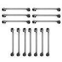 Ver imagem 1 de Barra de Apoio 60cm Aço Inox Kit 13 Unidades Idoso Gestante Cadeirante Deficiente Banheiro Box Supor