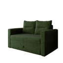 Ver imagem 1 de Sofá Cama 2 Lugares Casal 1,50 Mts Chenile Prince Luma Matri Cor:chenile Verde