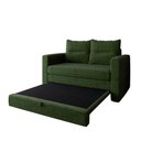 Ver mais imagens de Sofá Cama 2 Lugares Casal 1,50 Mts Chenile Prince Luma Matri Cor:chenile Verde