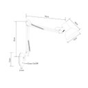 Ver imagem 2 de Luminária de Parede Pixar Arandela Articulável C/ Interruptor G20 Cinza