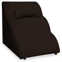 Ver imagem 1 de Escada Pet 46cm Estofada para Cachorro Nuvem R01 Veludo Marrom - Annie Decor