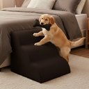 Ver imagem 2 de Escada Pet 46cm Estofada para Cachorro Nuvem R01 Veludo Marrom - Annie Decor