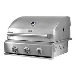 Churrasqueira a Gás Evol Verona 3 Queimadores Inox Modelo Novo - 1