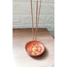 Incensário de Cerâmica Peruano 11 Cm para 3 Incenso - 3