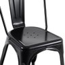 Kit 4 Cadeiras Iron Tolix - Preto - Semibrilho - 4