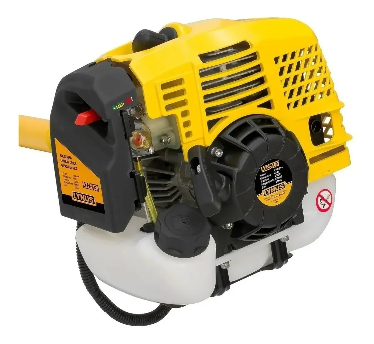Roçadeira a Gasolina 2t 43cc- Lynus - 3