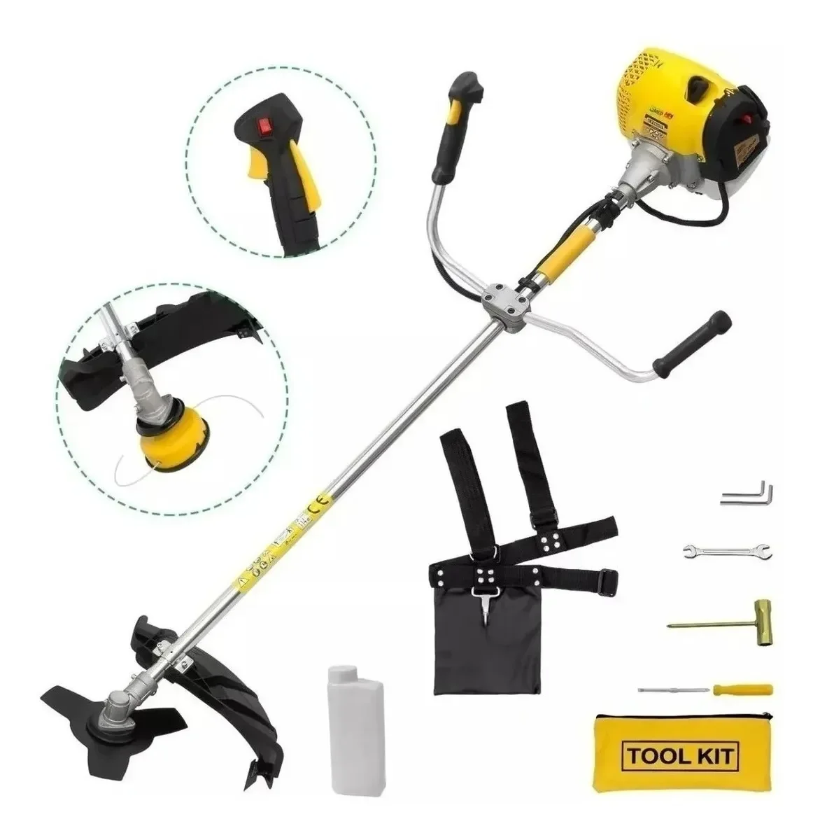 Roçadeira a Gasolina 2t 43cc- Lynus - 2