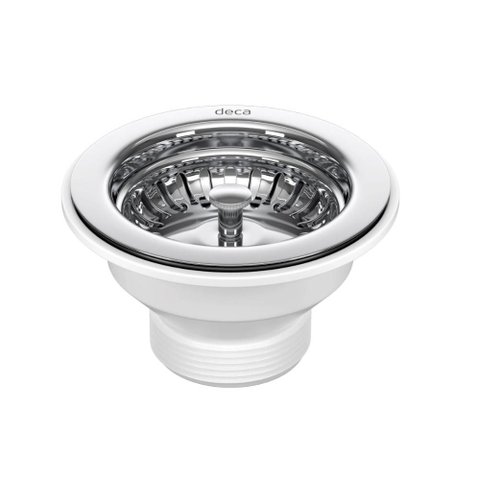 Válvula de Escoamento para Pia de Cozinha 3 1/2" Cromado