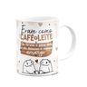 Caneca Flork Namorados - como Café e Leite - Branca - 2