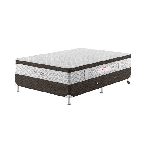 Cama Box Casal Bio Life+ Spubio Incofal Marrom 138x188x52cm