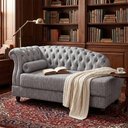 Ver imagem 3 de Sofá com Chaise Pomme 1 Lugar 160cm Cinza Linho Sallar Home