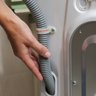 Mangueira Saída Água Máquina De Lavar Universal 5m Metros Cinza Com Suporte | Ledmang - 8