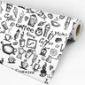 Papel de Parede Adesivo Gourmet Branco Cafeteria Café Coffee - 3