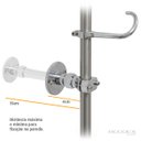 Ver imagem 3 de Torneira Indústrial de Pré Lavagem Misturador de Parede