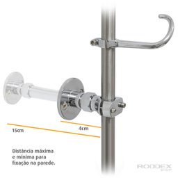 Torneira Indústrial de Pré Lavagem Misturador de Parede - 3
