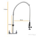 Ver imagem 2 de Torneira Indústrial de Pré Lavagem Misturador de Parede