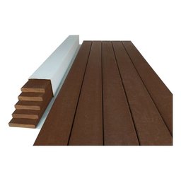 Deck Madeira Plástica para Piscina:marrom - 5