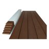 Deck Madeira Plástica para Piscina:marrom - 5