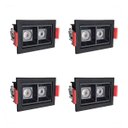 Ver imagem 1 de 4 Spot Embutido Mini Duplo Led Downlight Recuado 3000k Bet56