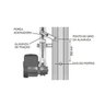 Kit motor portão eletrônico basculante Penta Predial Robust 1/2 Hp Analógico(POP) PPA - Voltagem 110 - 4