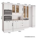 Ver imagem 6 de Cozinha Completa com Balcão Milla Clara 15 Portas MDF 350cm Branco
