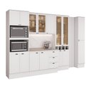 Ver imagem 5 de Cozinha Completa com Balcão Milla Clara 15 Portas MDF 350cm Branco