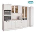 Ver imagem 4 de Cozinha Completa com Balcão Milla Clara 15 Portas MDF 350cm Branco