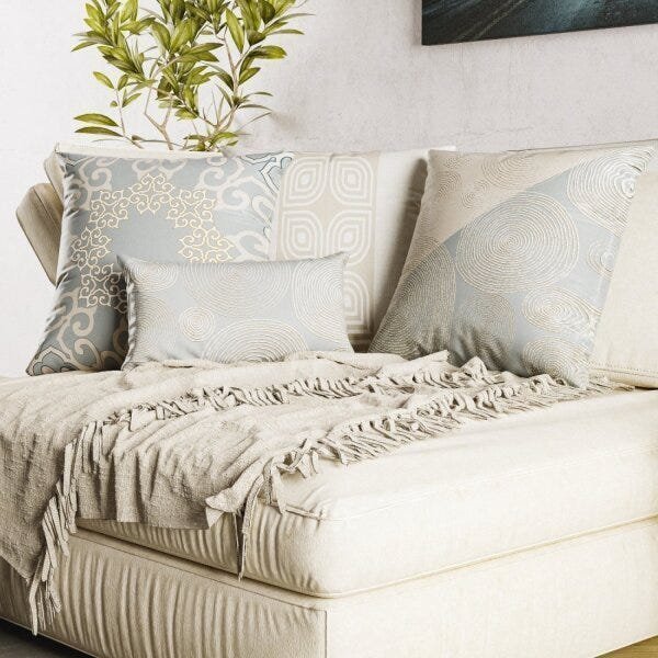 Capa para Almofada 43x43cm Silk Home Belchior - 2