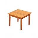 Ver imagem 1 de Mesa de Jantar 80x80cm Madeira Maciça Natural
