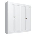 Ver imagem 2 de Guarda-Roupa Infantil Americano 4 Portas 2 Gavetas Alecrim Yescasa Branco