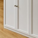 Ver imagem 5 de Guarda-Roupa Infantil Americano 4 Portas 2 Gavetas Alecrim Yescasa Branco