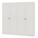 Ver imagem 2 de Roupeiro Guarda-roupa Infantil Americano 4 Portas 2 Gavetas Alecrim