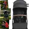 Carrinho para Gemeos com 2 Bebe Conforto Kiddo Sprint Ii Preto - 4