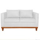 Ver imagem 4 de Sofá 3 Lugares Europa 180 cm Estilo Conforto e Elegância Corano Branco - ADJ Decor