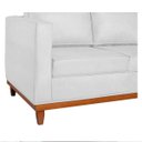 Ver imagem 5 de Sofá 3 Lugares Europa 180 cm Estilo Conforto e Elegância Corano Branco - ADJ Decor