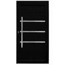 Ver imagem 1 de Porta Pivotante Alumínio Preto Lambril c/Puxador 100cm Maxx - 230x100 "D"