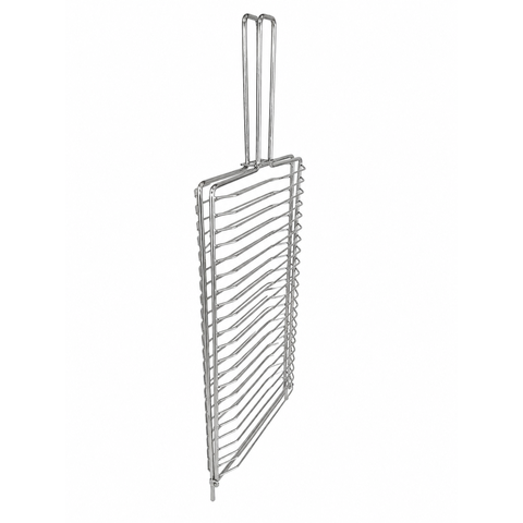 Grelha Dupla Aço Inox 304 70 Churrasco Peixe Frango 70 x 25