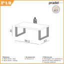 Ver imagem 3 de Mesa de Centro Industrial 89,5 Cm 100% Mdf